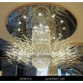 Glass and Crystal Modern Hotel Ceiling lights, With LED Spotlight